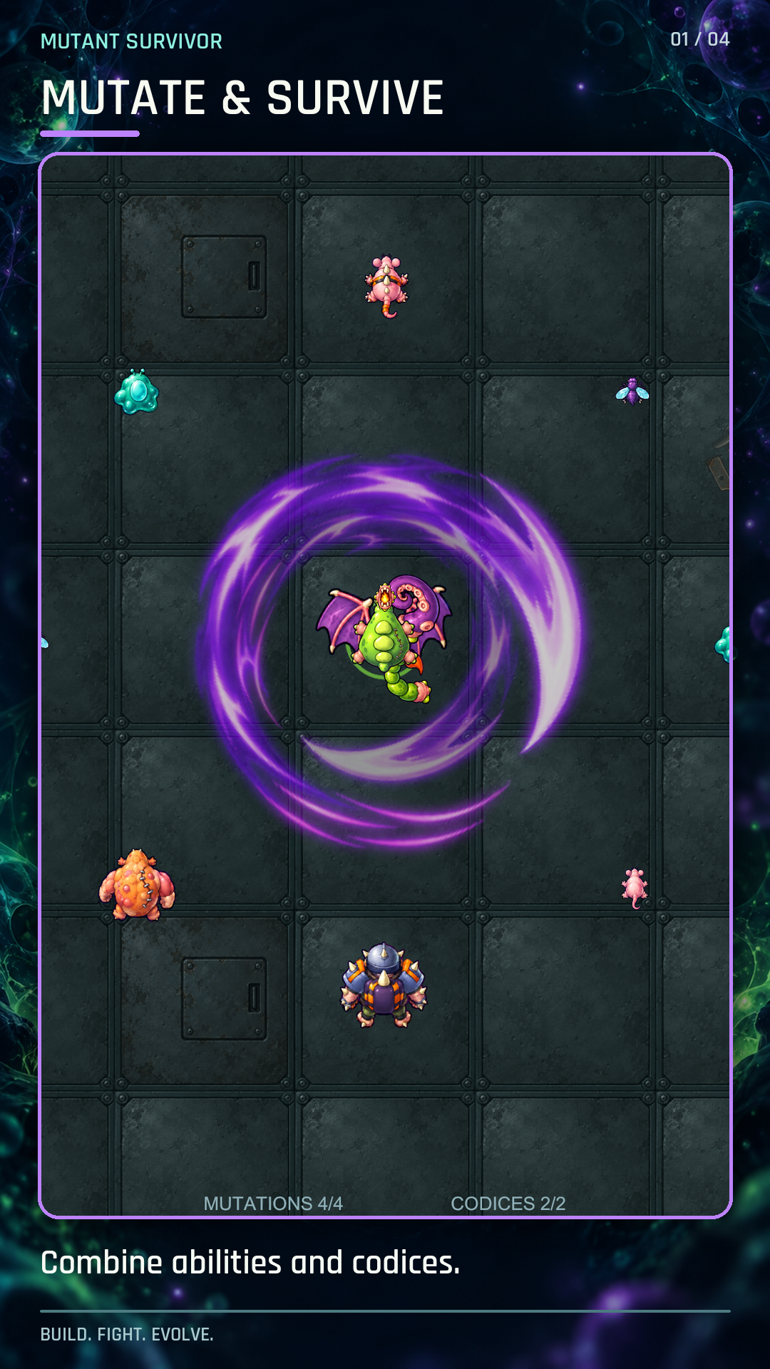 Mutating and surviving enemy hordes
